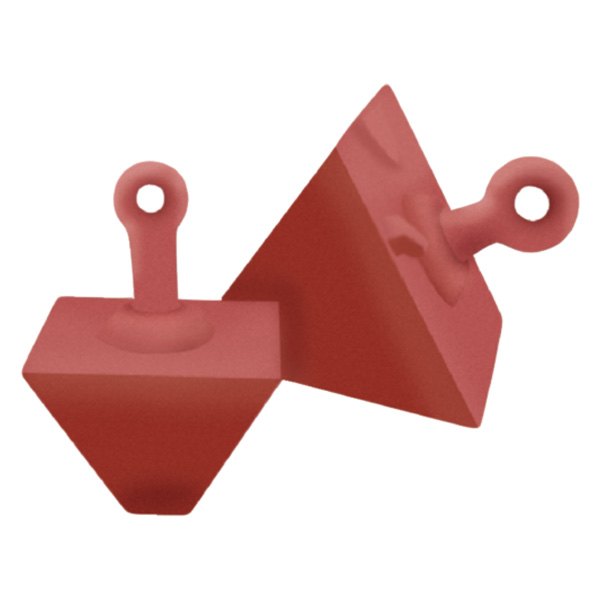 Seachoice® - 25 lb Red Painted Iron Pyramid Anchor