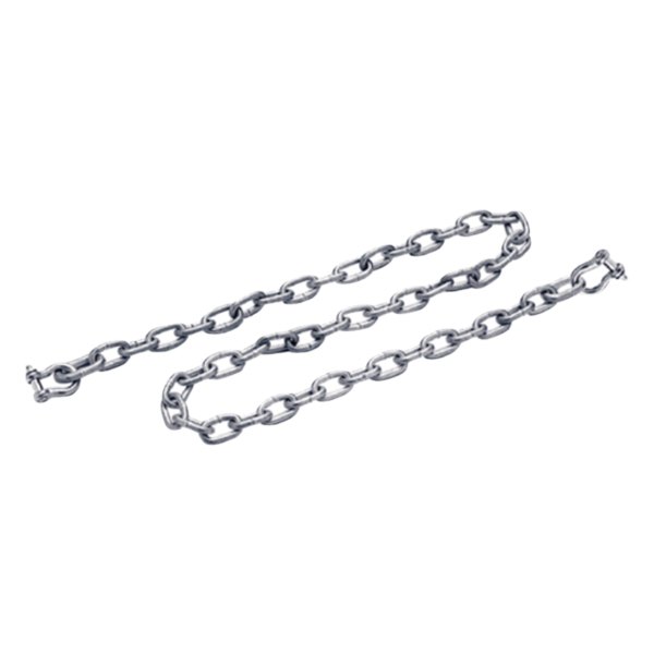 Seachoice® - 3/16" D x 4' L G30 Galvanized Steel Lead Anchor Chain with Shackles