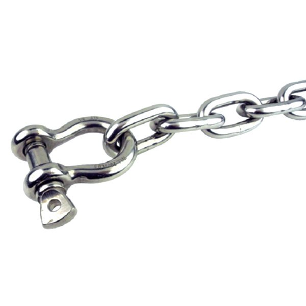 Seachoice® - 5/16" D x 5' L G30 Stainless Steel Lead Anchor Chain with Shackles