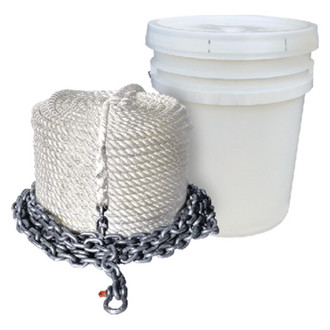 Seachoice® - 1/2" D x 150' L Line 1/4" D x 10' L Chain