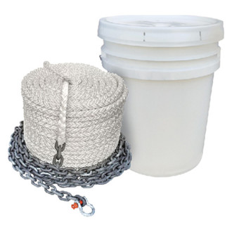 Seachoice® - 1/2" D x 200' L Line 1/4" D x 10' L Chain