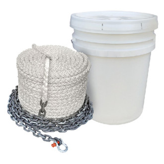 Seachoice® - 1/2" D x 300' L Line 1/4" D x 15' L Chain