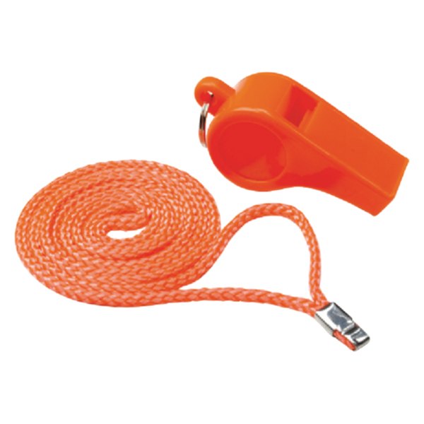Seachoice® - Orange Plastic Whistle, Card