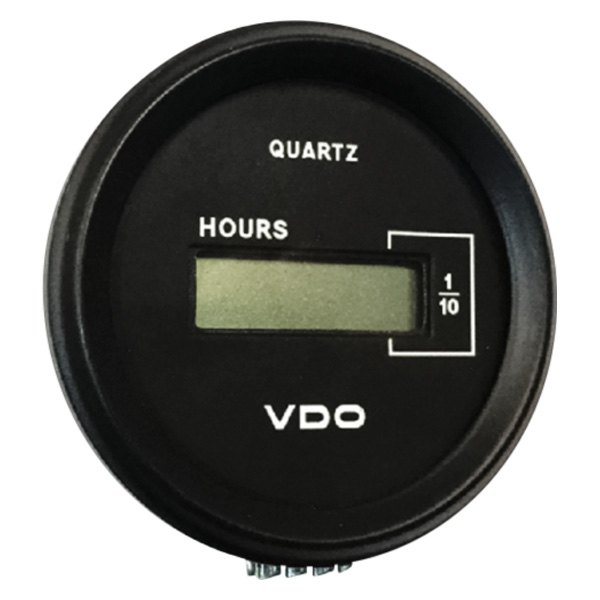 Seachoice® - 2.06" Black In-Dash Mount Digital Hourmeter Gauge