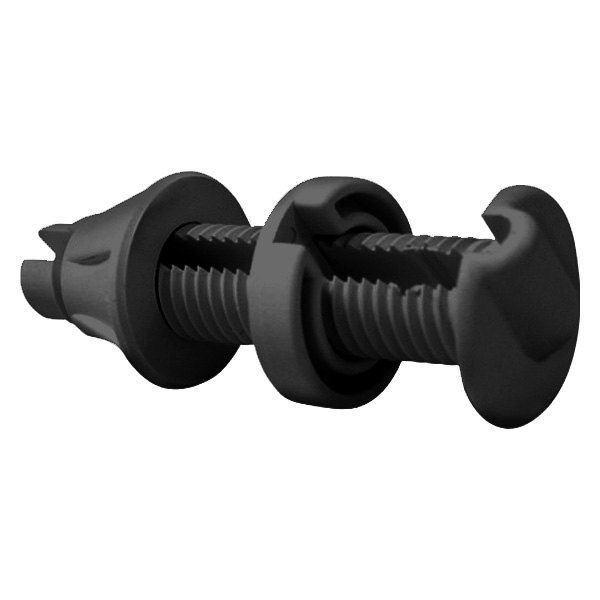 Seachoice® - 9/32" Slot, 1-1/2" Flange Plastic Black Cable Thru-Hull Fitting for 1" Hole