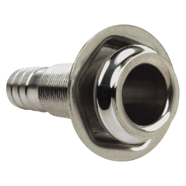 Seachoice® - 1-1/4" Hole Stainless Steel Mega-Flow Dripless Thru-Hull Fitting for 5/8" D Hose