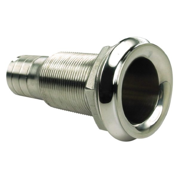 Seachoice® - 1-7/8" Hole Stainless Steel Mega-Flow Dripless Thru-Hull Fitting for 1" D Hose