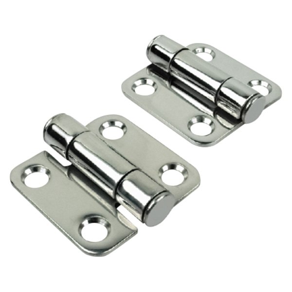 Seachoice® - Friction 1-1/2" L x 1-1/2" W Rubber/Stainless Steel Butt Hinge