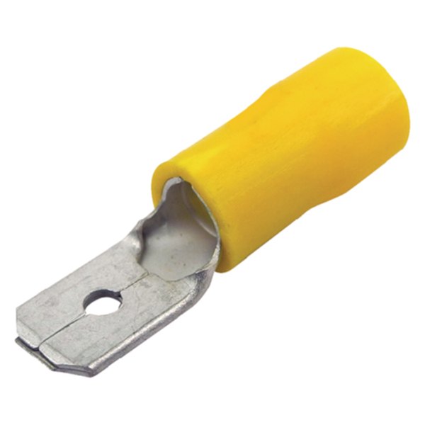 Seachoice® - 12-10 AWG Yellow Vinyl Male Snap Plug, 100 Pieces