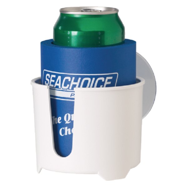 Seachoice® - 4" D White Drink Holder with Suction Cups