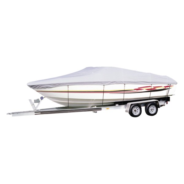  Seachoice® - Haze Gray Cotton Boat Cover for 19'6" L x 96" W V-Hull Runabout Boats