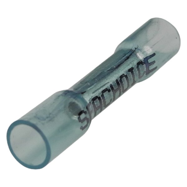 Seachoice® - 16-14 AWG Blue Heat Shrink Butt Connectors, 25 Pieces
