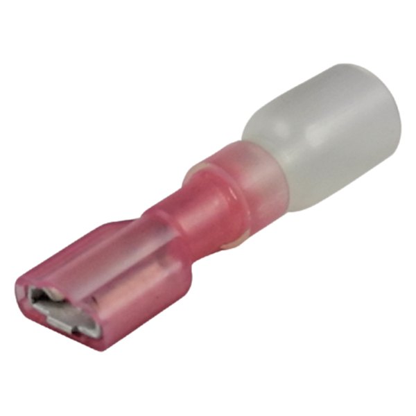 Seachoice® - 22-18 AWG Red Female Heat Shrink Quick Disconnects, 25 Pieces