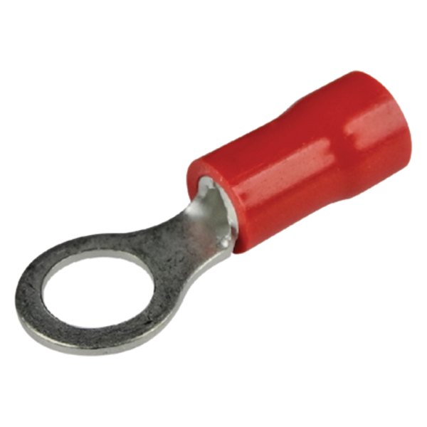 Seachoice® - 22-18 AWG #10 Red Vinyl Insulated Terminals, 100 Pieces