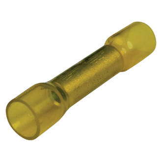 Seachoice® 61171 - 12-10 AWG Yellow Heat Shrink Butt Connectors, 100 Pieces