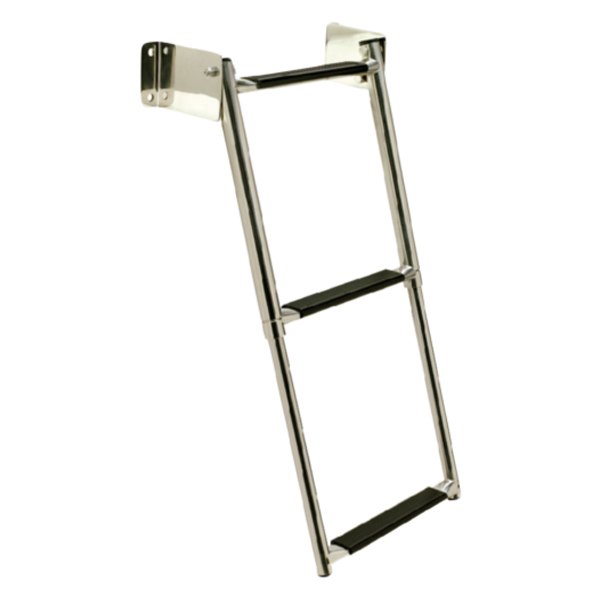 Image may not reflect your exact product! Seachoice® - 31" H Stainless Steel 3-Step Telescoping Transom Ladder