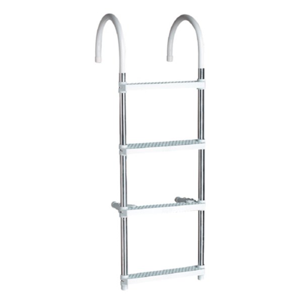 Seachoice® - 47" H Aluminum 4-Step Gunwale Hook Ladder