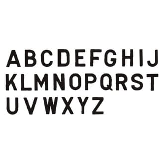 Seachoice® - Gothic 3" Black "E" Letter Stickers