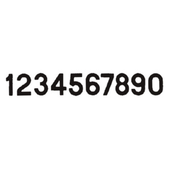 Seachoice® - Gothic 3" Black "3" Number Stickers