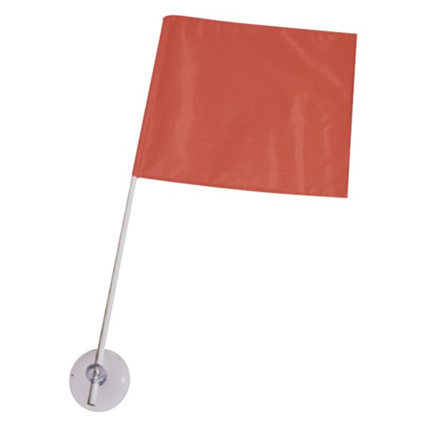 Seachoice® - 24" H Orange Nylon Skier Down Flag with Suction Cup