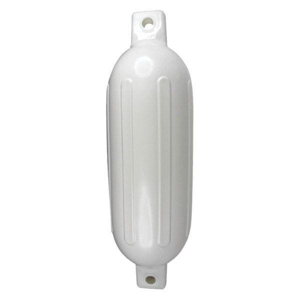 Seachoice® - 5.5" D x 20" L White Twin Eye Cylindrical Inflatable Fender