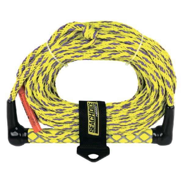 Seachoice® - 75' 1-Section Yellow/Purple Textured EVA Handle & Rope