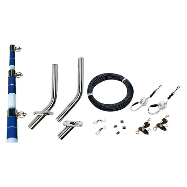 Seachoice® - 15' L White/Blue Outrigger Complete Rigging Kit
