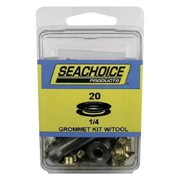 Seachoice® - 1/4" Grommet Kit with Tool, 20 Pieces