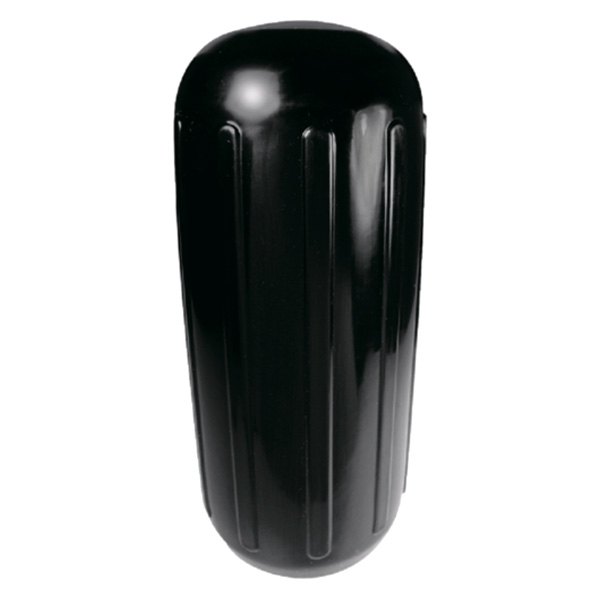 Seachoice® - 8" D x 20" L Black Line Through Center Cylindrical Inflatable Fender