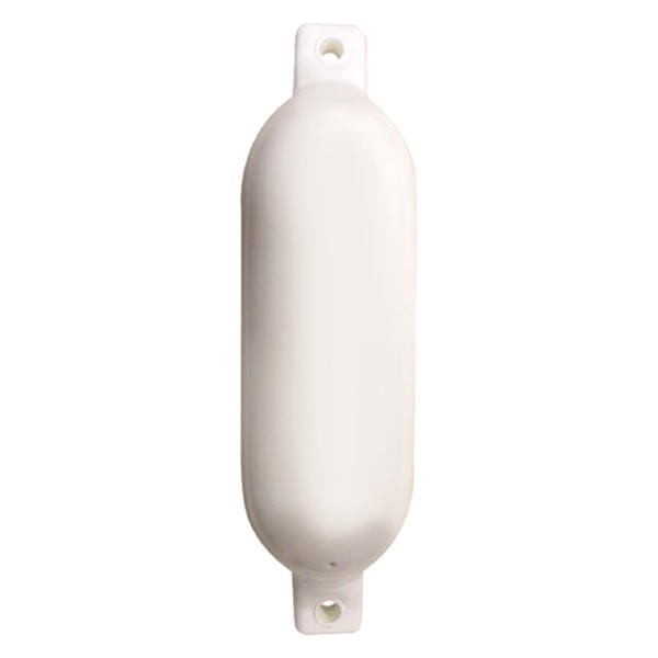 Seachoice® - 4.5" D x 16" L White Twin Eye Cylindrical Inflatable Smooth Fender