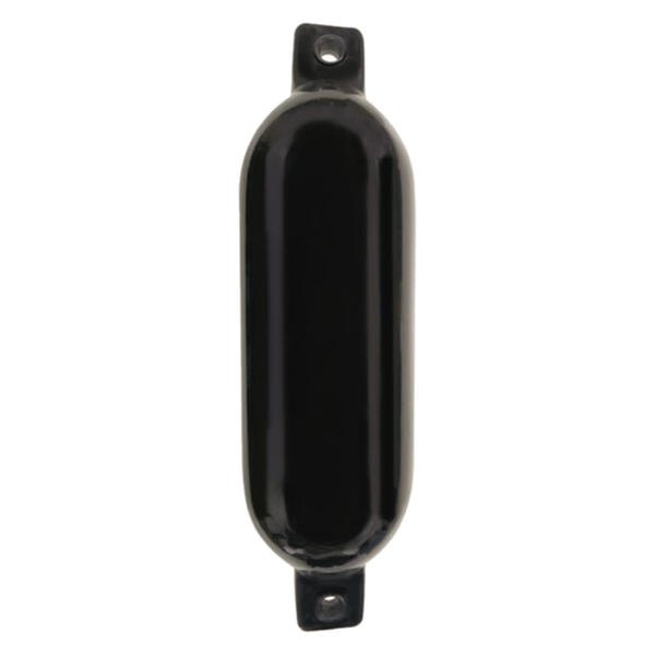 Seachoice® - 4.5" D x 16" L Black Twin Eye Cylindrical Inflatable Smooth Fender