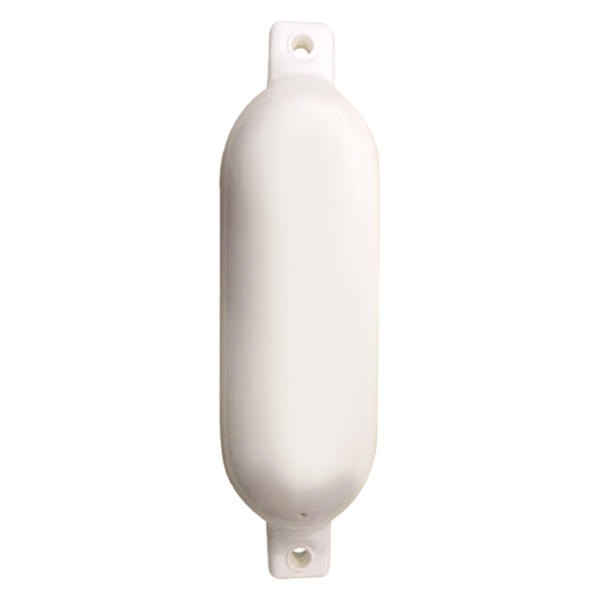 Seachoice® - 6.5" D x 23" L White Twin Eye Cylindrical Inflatable Smooth Fender