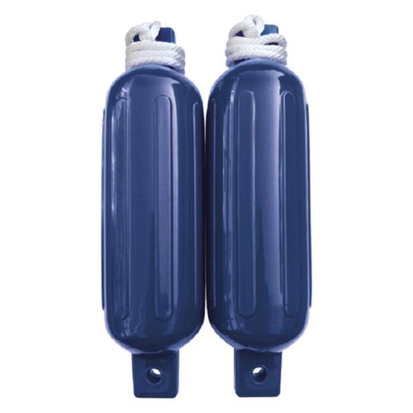 Seachoice® - 5.5" D x 20" L Blue Twin Eye Cylindrical Inflatable Fender Kit