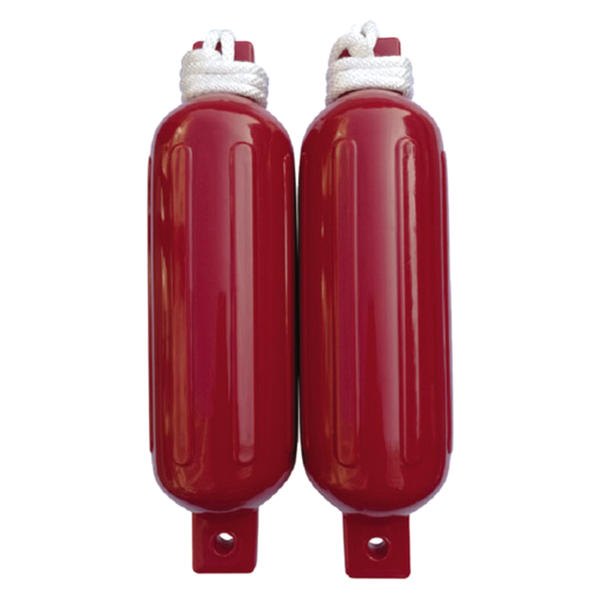 Seachoice® - 5.5" D x 20" L Red Twin Eye Cylindrical Inflatable Fender