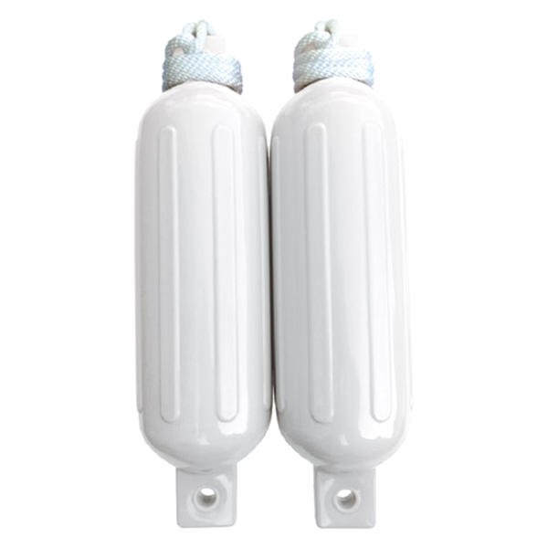 Seachoice® - 6.5" D x 23" L White Twin Eye Cylindrical Inflatable Fender Kit