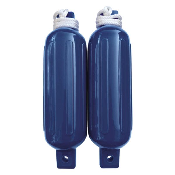 Seachoice® - 6.5" D x 22" L Blue Twin Eye Cylindrical Inflatable Fender Kit