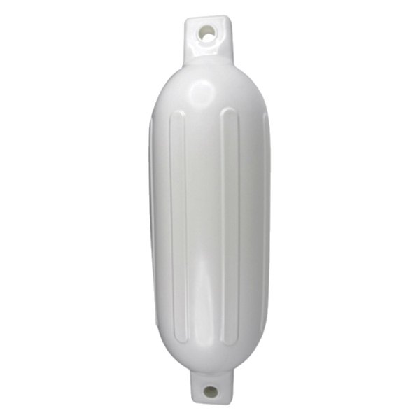 Seachoice® - 6.5" D x 23" L White Twin Eye Cylindrical Inflatable Fender