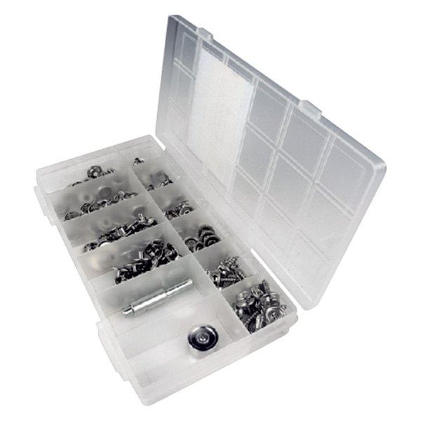  Seachoice® - Nickel Plated Brass Canvas Snap Kit, 144 Pieces
