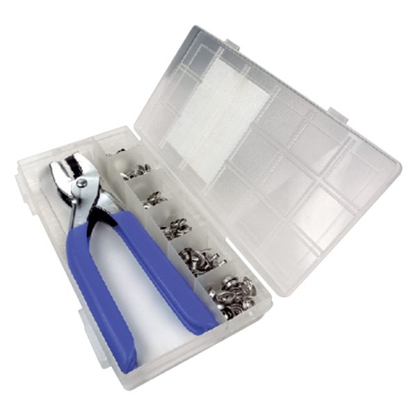  Seachoice® - Nickel Plated Brass Snap Kit with Grip Tool, 725 Pieces
