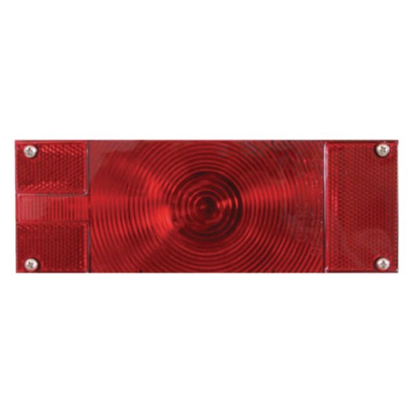 Seachoice® - Red Rectangular 8-Function Over 80" Submersible Left Side Tail Light with License Light