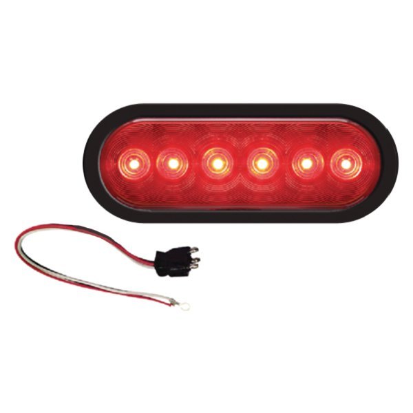 Seachoice® - Red Oval Sealed LED Submersible Tail Light Kit