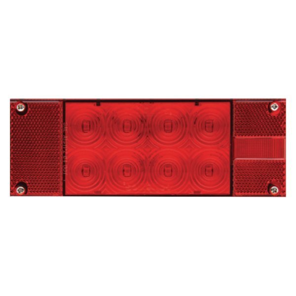Seachoice® - Fleet Count™ Red Rectangular 7-Function Sealed LED Submersible Right Side Tail Light