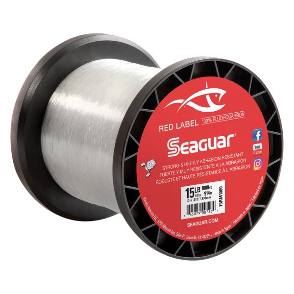 Seaguar® - Red Label™ 1000 yd 6 lb Clear Fluorocarbon Line