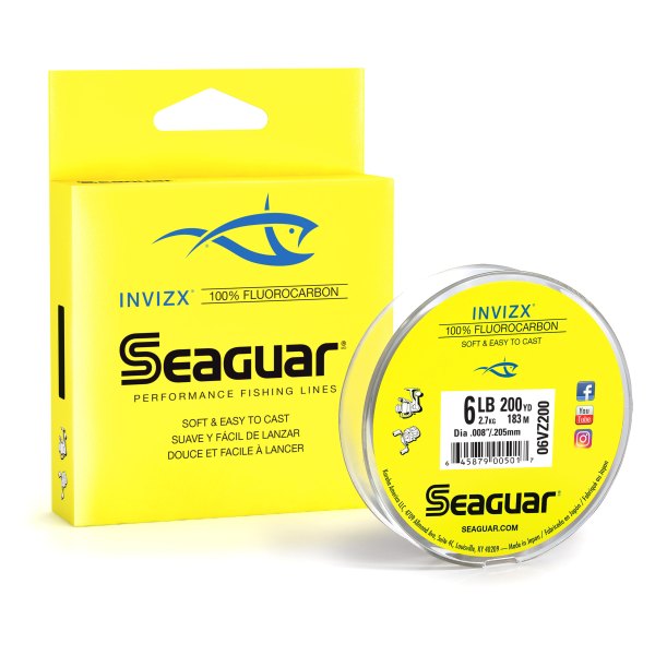 Seaguar® - InvizX™ 200 yd 6 lb Clear Fluorocarbon Line{:is:]images/seaguar/items/06vz200-2.jpg