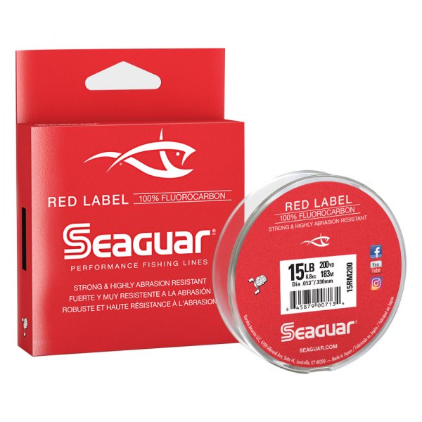 Seaguar® - Red Label™ 200 yd 12 lb Clear Fluorocarbon Line{:is:]images/seaguar/items/12rm200-2.jpg