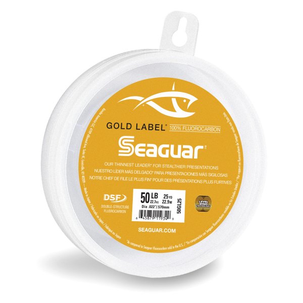 Seaguar® 50GL25 - Gold Label™ 25 yd 50 lb Clear Fluorocarbon Line