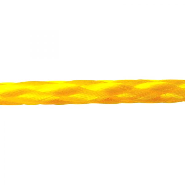 SeaSense® - 1/4" D x 50' L Yellow Polypropylene Hollow Braid Multi-Purpose Line