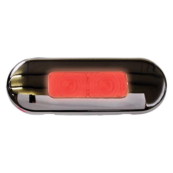 SeaSense® - 3.87"L x 1.25"W 12V DC Red Recessed Mount LED Courtesy Light