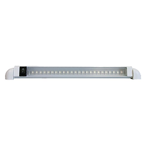SeaSense® - 12"L x 1.06"W 12V DC White Surface Mount LED Light Bar with Switch