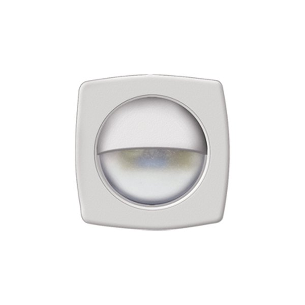 SeaSense® - 2.19"L x 2.19"W 12V DC White Recessed Screw Mount Companion Way LED Courtesy Light
